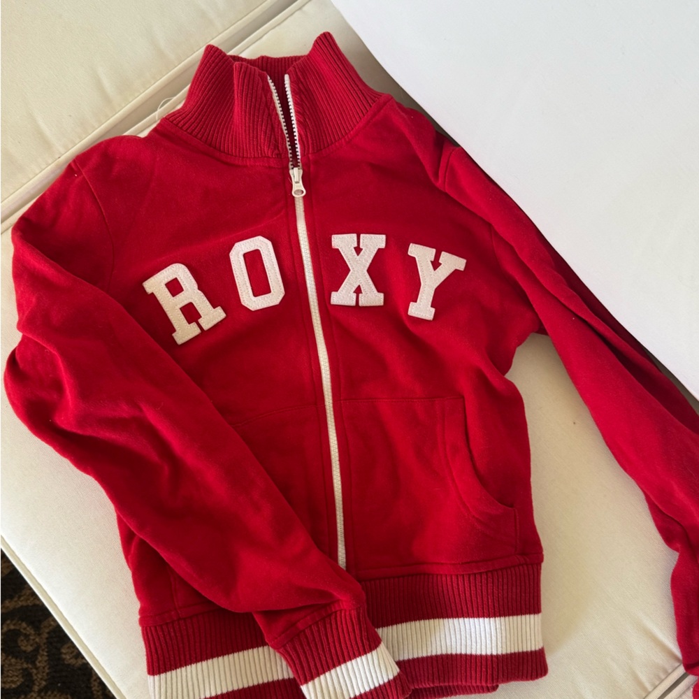 Roxy Scarlet Zip-Up Hoodie